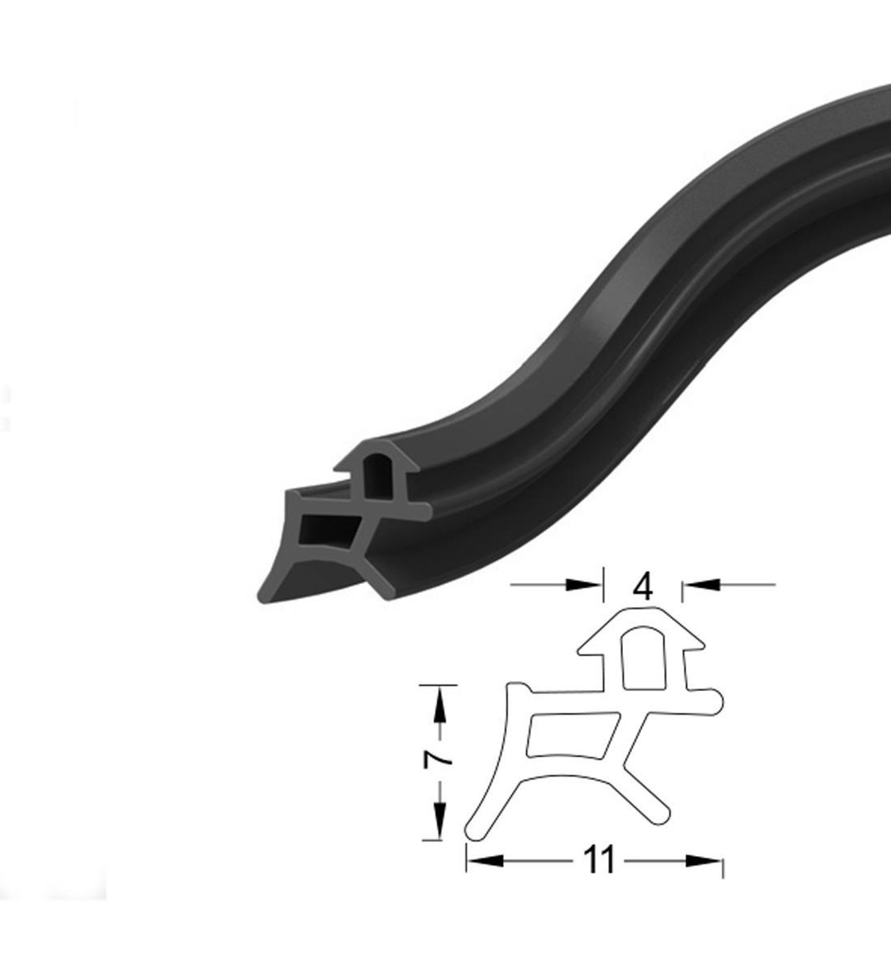 Pimapen%20Pvc%20Kapı%20Pencere%20Fitili%20Contası%2010%20Metre%20Siyah